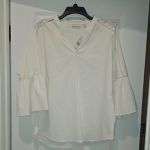 Chic White Women's Blouse